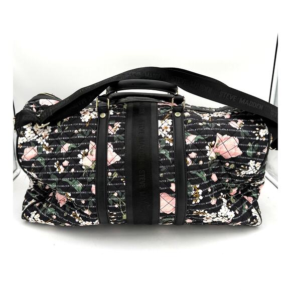Steve Madden Floral Weekender Travel Bag - Picture 1 of 12